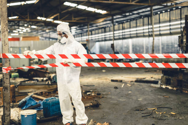 Professional Drug Lab Cleanup technician working in Warren, OH